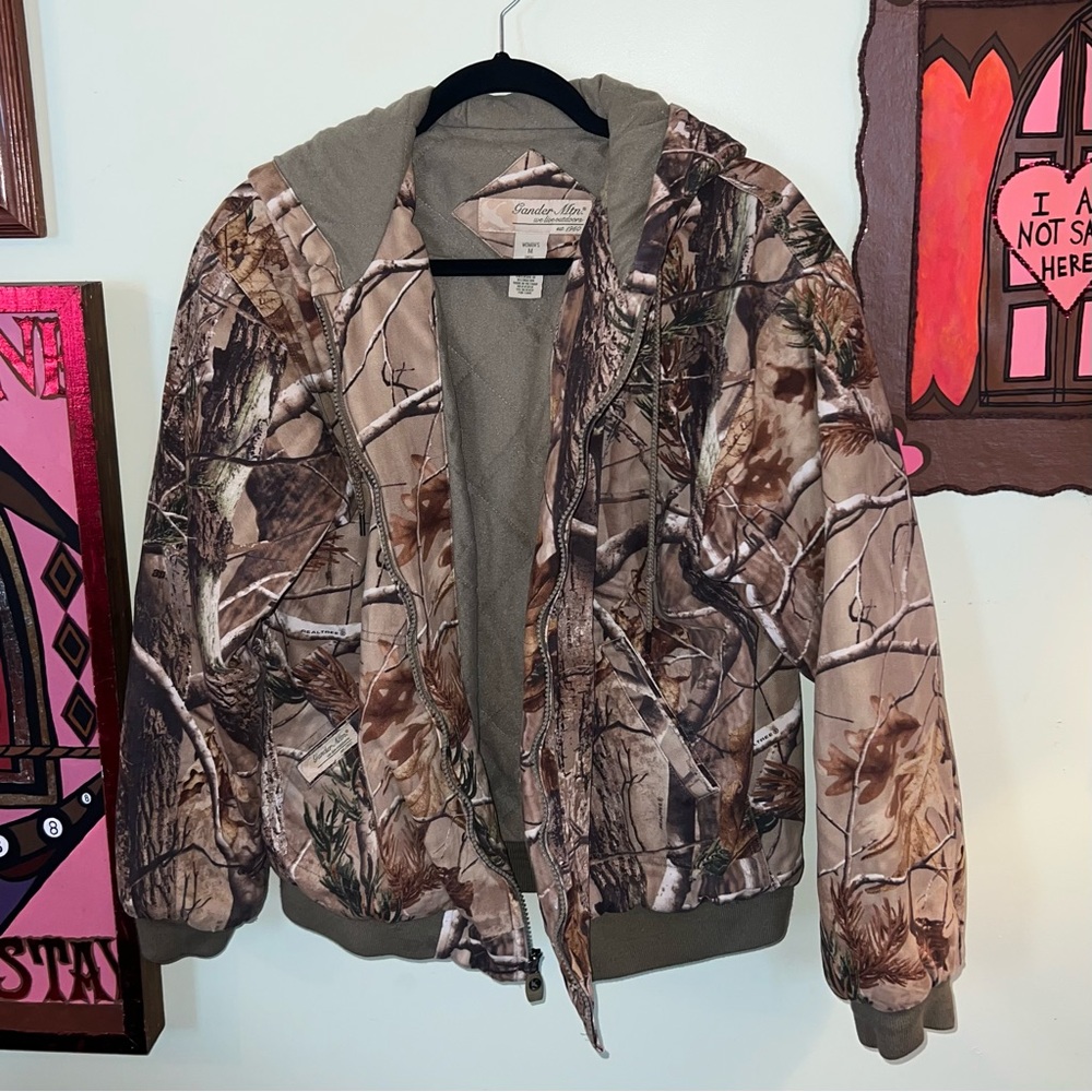 Gander Mountain Women's Camo Realtree Hunting Jacket - Quilt Lined Medium
